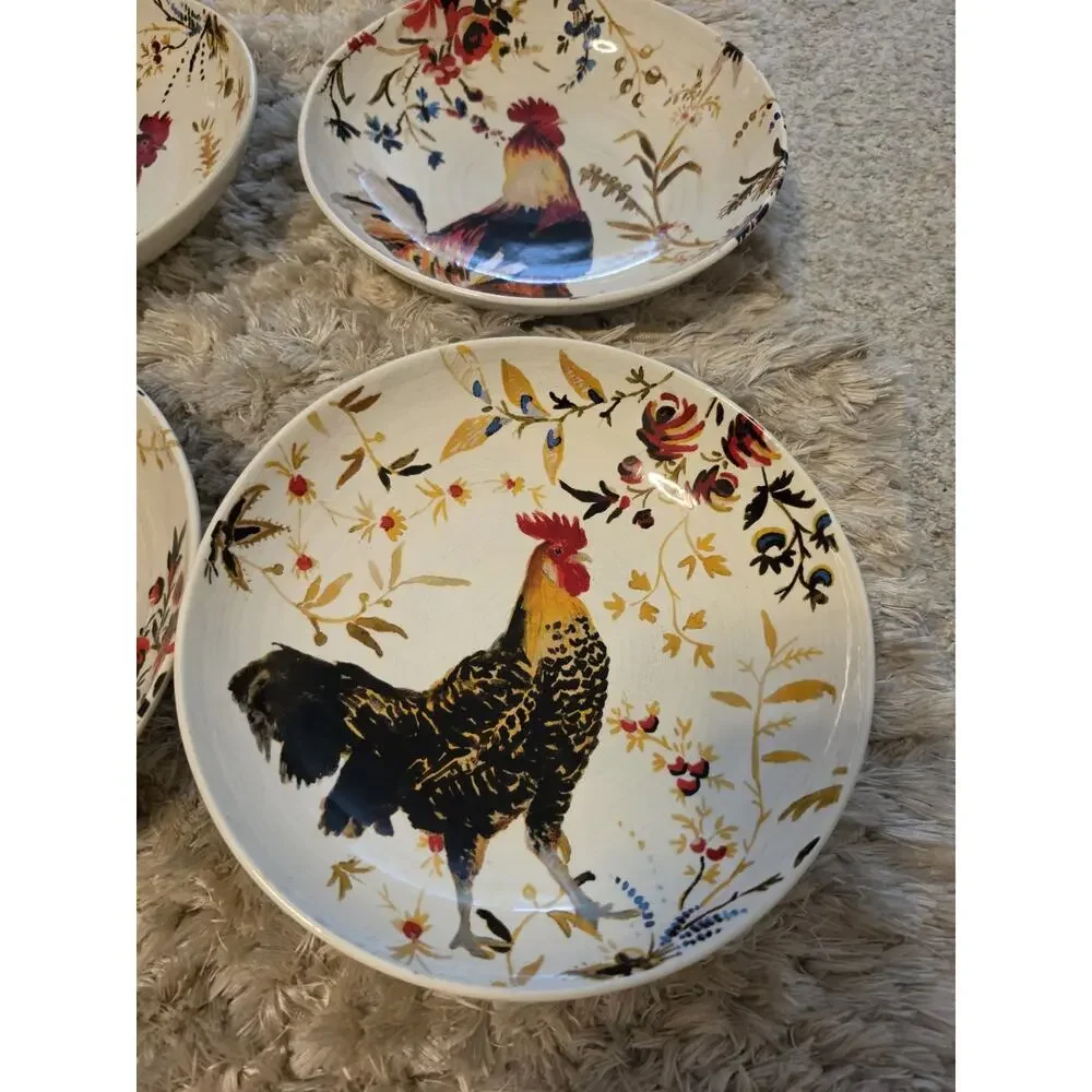 4 Williams Sonoma Rooster Chicken Francais Marc Lacaze 10